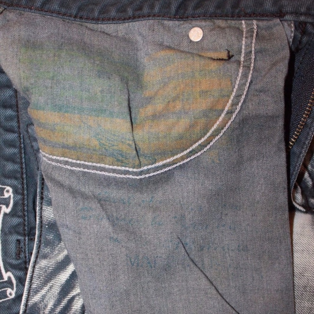 New Men's ROBIN'S JEAN sz 32x32 Straight Leg Jeans - Picture 8 of 8